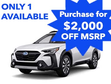 Purchase for $2,000 OFF MSRP
