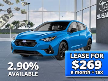 $269 a month plus tax. 2.9% Available