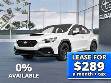 $289 a month plus tax. 0% Available