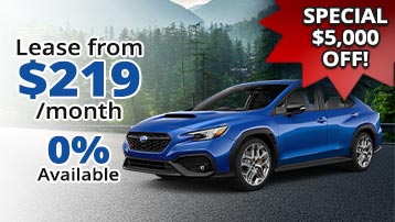 $219 a month plus tax. 0% Available. Special $5,000 OFF.